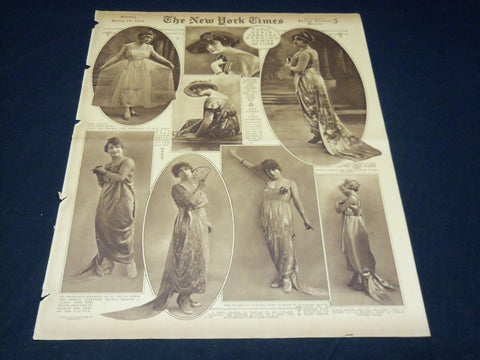 1919 MARCH 16 NEW YORK TIMES PICTURE SECTION 5 & 6- FRENCH CREATIONS - NT 8842