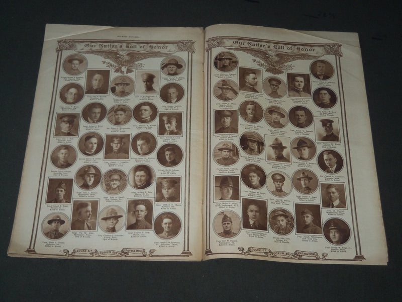 1919 JANUARY 16 MID-WEEK PICTORIAL MAGAZINE SECTION - WATCH ON THE RHINE- J 3262