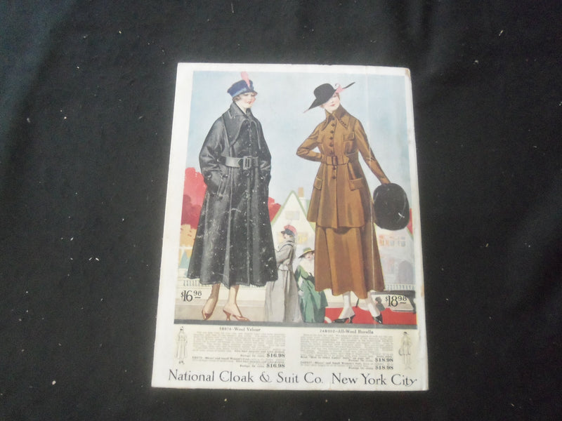 1917-1918 FALL & WINTER NATIONAL CLOAK & SUIT COMPANY CATALOG-N.Y. STYLES- R 93Z