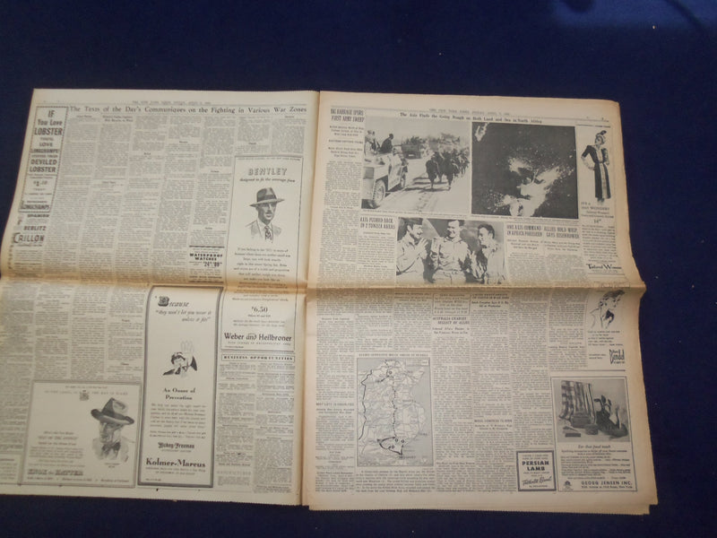 1943 APR 9 NEW YORK TIMES - ROOSEVELT ORDER FREEZES WAGES AND PRICES - NP 6529