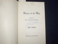 1988 WOMEN OF THE WEST BY RICK STEBER SOFTCOVER BOOK-SIGNED BY RICK WEBER-J 9606