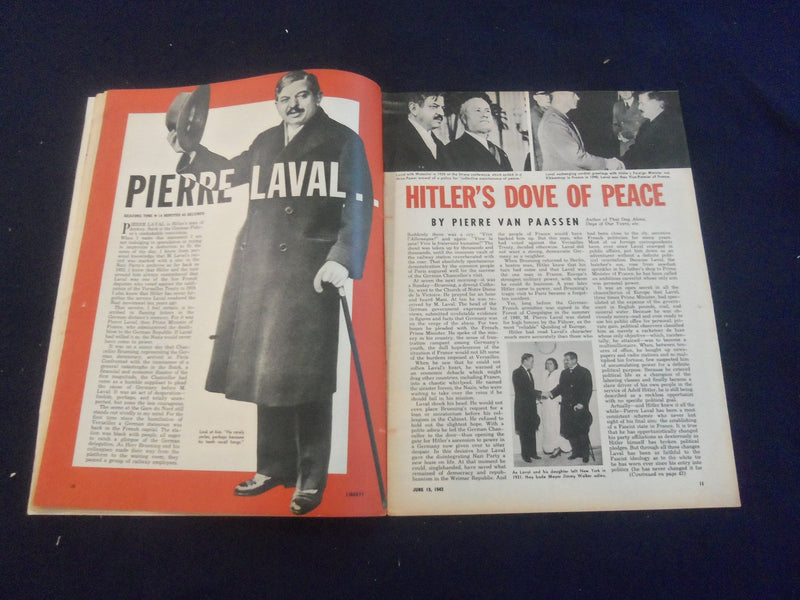 1942 JUNE 13 LIBERTY MAGAZINE - MOSCOW WAR DIARY - B 4197M