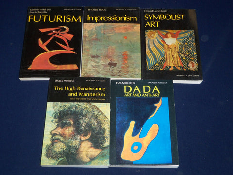 1972-1981 OXFORD PRESS ART BOOKS LOT OF 5 - IMPRESSION - SYMBOLIST ART - KD 1413