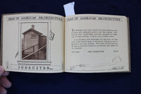 1935 GEMS OF AMERICAN ARCHITECTURE SOFTCOVER BOOK BY WILLIAM GREER - K 1327