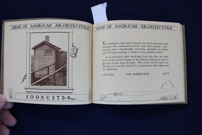 1935 GEMS OF AMERICAN ARCHITECTURE SOFTCOVER BOOK BY WILLIAM GREER - K 1327