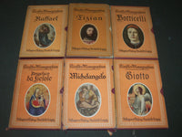 1898-1926 MONOGRAPHIEN ARTISTS BOOK LOT OF 14 - GREAT PRINTS - KD 2161