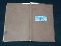 1863 THE EVERY DAY PHILOSOPHER VOLUME - EARLY POSTAGE STAMPS INSIDE - KD 6132L