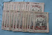 1943 PUNCH MAGAZINE - LOT OF 25 - O 3971