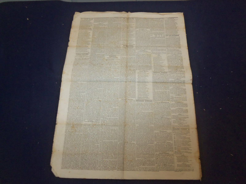 1845 AUGUST 6 & 15 THE SATURDAY EVENING POST - LOT OF 2 - DISRAELI -NP 5064