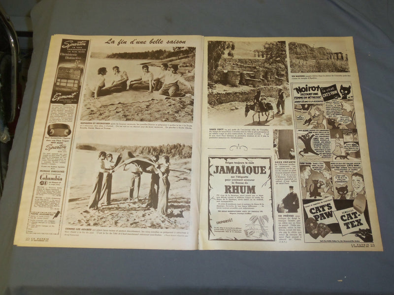 1951 SEP 30 LA PATRIE NEWSPAPER-FRENCH-PRINCESS ELIZABETH-PRINCE PHILIPPE-FR2240