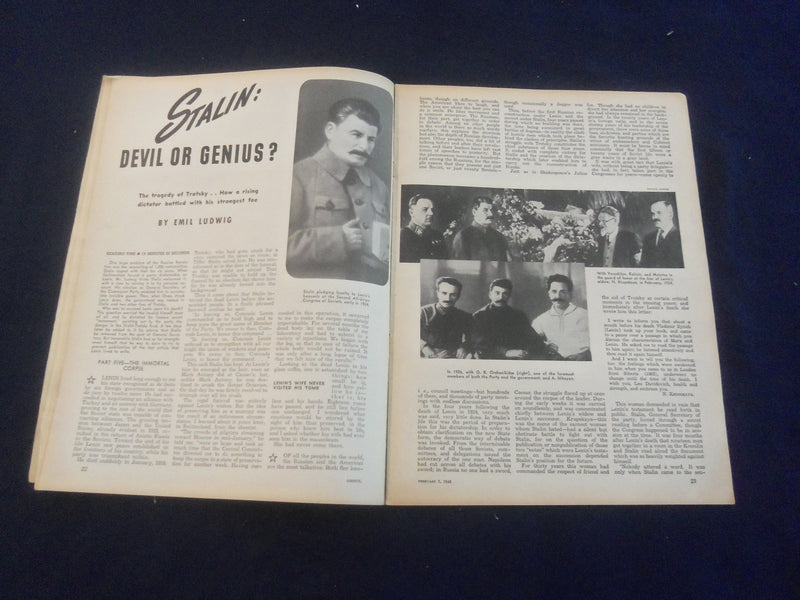 1942 FEBRUARY 7 LIBERTY MAGAZINE - JAPANESE SPIES AND WHAT THEY DID - B 4197C