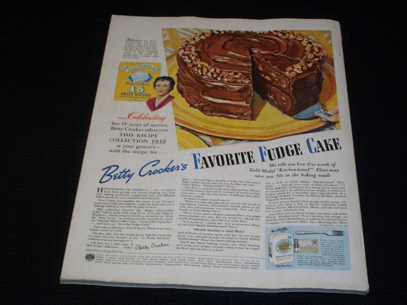 1936 NOVEMBER WOMAN'S HOME COMPANION MAGAZINE - NICE THANKSGIVING COVER - E 5772