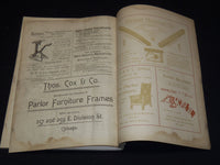 1892 THE UPHOLSTERER MAGAZINE LOT OF 9 ISSUES - PHILADELPHIA - NICE ADS - O 3287