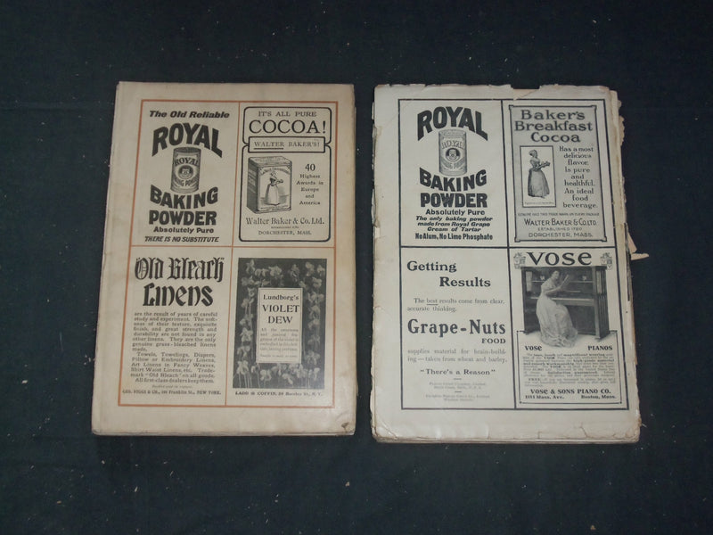 1902-03 HARPER'S MONTHLY MAGAZINE-LOT 13 ISSUES-NICE ILLUSTRATIONS & ADS-WR 240B