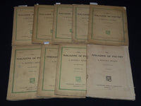 1894 THE MAGAZINE OF POETRY LOT OF 9 ISSUES - CHARLES WELLS MOULTON - O 2698E