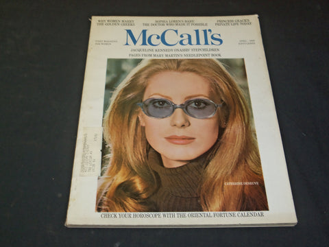 1969 APRIL MCCALL'S MAGAZINE - CATHERINE DENEUVE - SP 7986