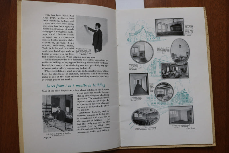 1928 THE STORY OF SOLIDON SOFTCOVER BOOK - K 3177