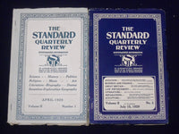 1929-1930 THE STANDARD QUARTERLY REVIEW LOT OF 4 ISSUES - NICE ARTICLES - O 2743