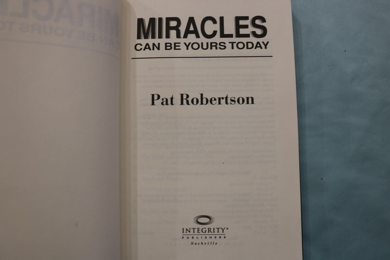 1991-2006 PAT ROBERTSON HARDCOVER BOOKS - LOT OF 3 - 1 SIGNED BOOK - KD 9681