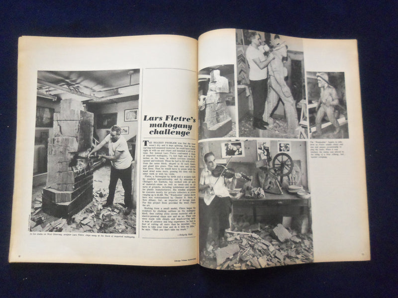 1969 NOVEMBER 23 CHICAGO TRIBUNE MAGAZINE SECTION -WEATHERMAN MILITANTS- NP 6375