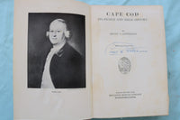 1930 CAPE COD ITS PEOPLE AND THEIR HISTORY BY HENRY KITTREDGE-INSCRIBED- KD 9658
