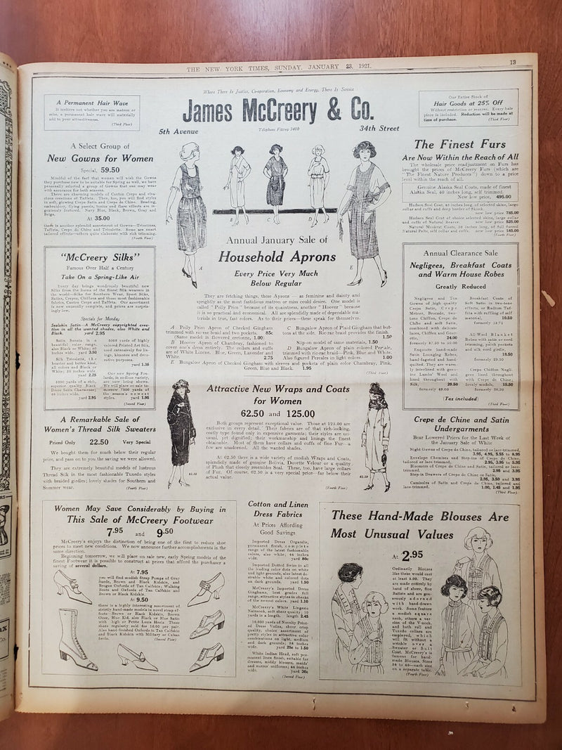 1921 JANUARY 23 NEW YORK TIMES - MARTENS DEPORTED; EXPECTS TO RETURN - NT 8104