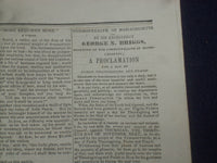1848 NOVEMBER 11 MASSACHUSETTS PLOUGHMAN - TAYLOR ELECTED- THANKSGIVING- NP 5156