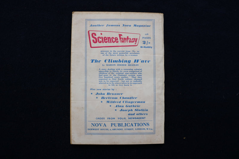1956 OCTOBER NEW WORLDS SOFTCOVER DIGEST MAGAZINE - VOLUME 18, NUMBER 52 - K 425
