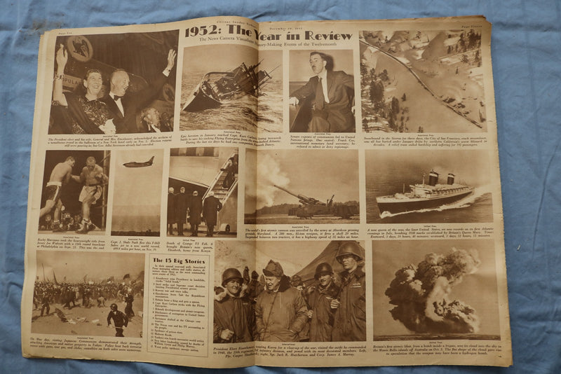 1952 DECEMBER 28 CHICAGO TRIBUNE PICTURE SECTION-IROQUOIS THEATRE FIRE - NP 9198