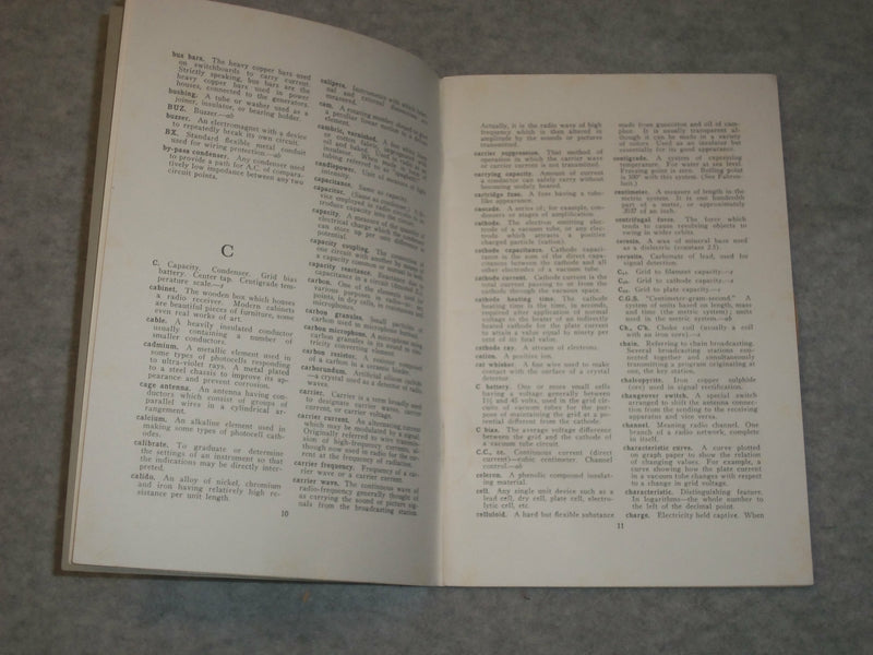 1935 COMMON RADIO TERMS SYMBOLS ABBREVIATIONS - NATIONAL RADIO INSTITUTE -J 6314