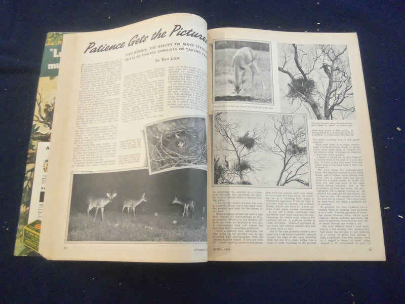 1939 APRIL OUTDOOR LIFE MAGAZINE - 1939 FISHING LAWS - ST 267Q