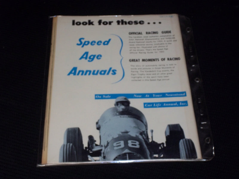 1955 MARCH SPEED AGE MAGAZINE - ALLEN HEATH FRONT COVER - E 1976