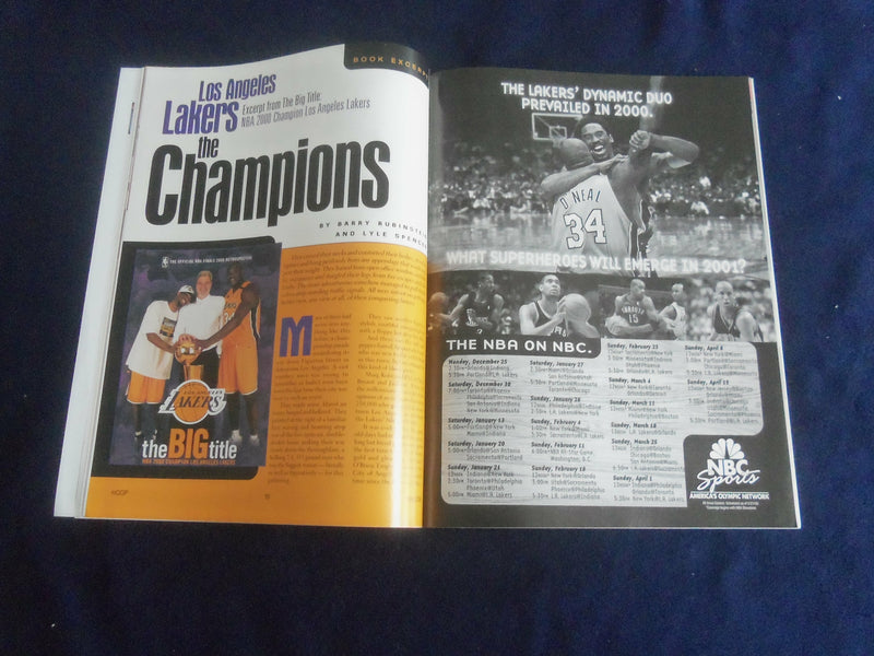 2000 OCTOBER PHOENIX SUNS FASTBREAK MAGAZINE - ST 7134