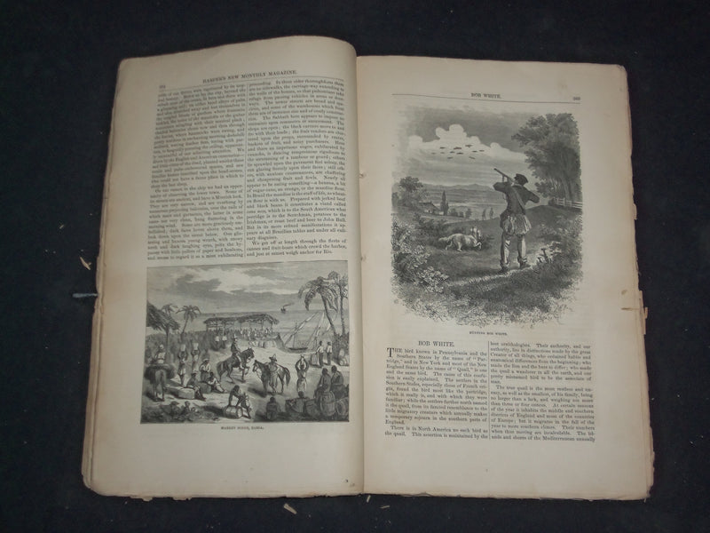 1869 HARPER'S MONTHLY MAGAZINE-COMPLETE YEAR- NICE ILLUSTRATIONS & ADS - WR 1396