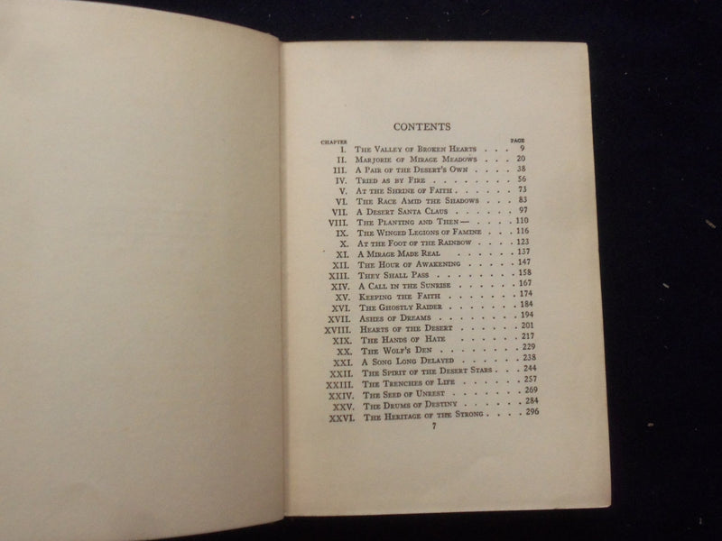 1921 THE VALLEY OF THE SUN HARDCOVER BOOK BY WILLIAM M. MCCOY - KD 8377
