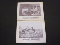 1966-1975 THE PRINT COLLECTOR - KENNETH NEBENZAL SALES CATALOG LOT OF 11- O 1824