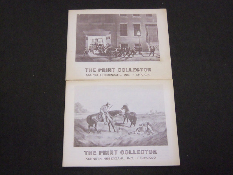 1966-1975 THE PRINT COLLECTOR - KENNETH NEBENZAL SALES CATALOG LOT OF 11- O 1824