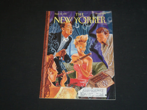 1996 SEPTEMBER 23 THE NEW YORKER MAGAZINE - ILLUSTRATED COVER - NY 1818
