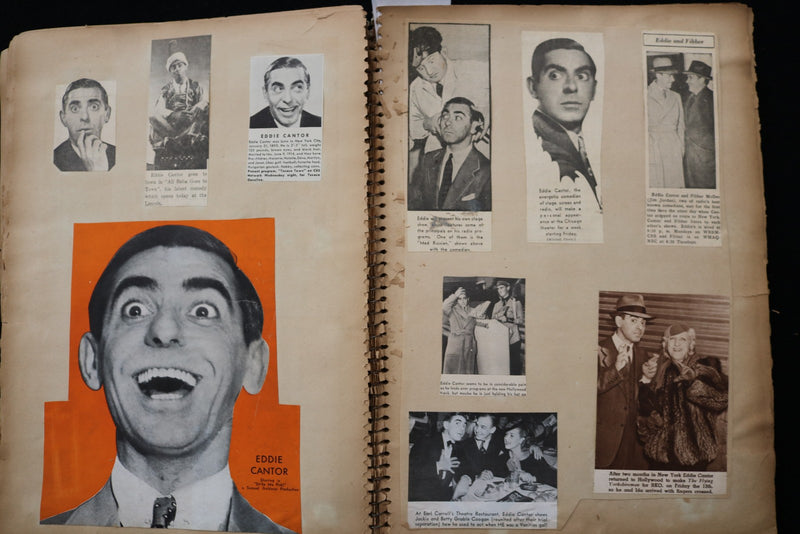 1930'S MOVIE STARS SCRAPBOOK - GINGER ROGERS - MYRNA LOY-DEANNA DURBIN - E 24887
