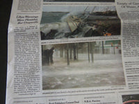 2012 OCTOBER 30 NEW YORK TIMES - STORM PICKS UP SPEED AND DISRUPTS - NP 2449