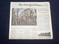 2023 APRIL 7 NEW YORK TIMES - US. ADMITS IT DIDN'T EXIT AFGHANISTAN SOON ENOUGH