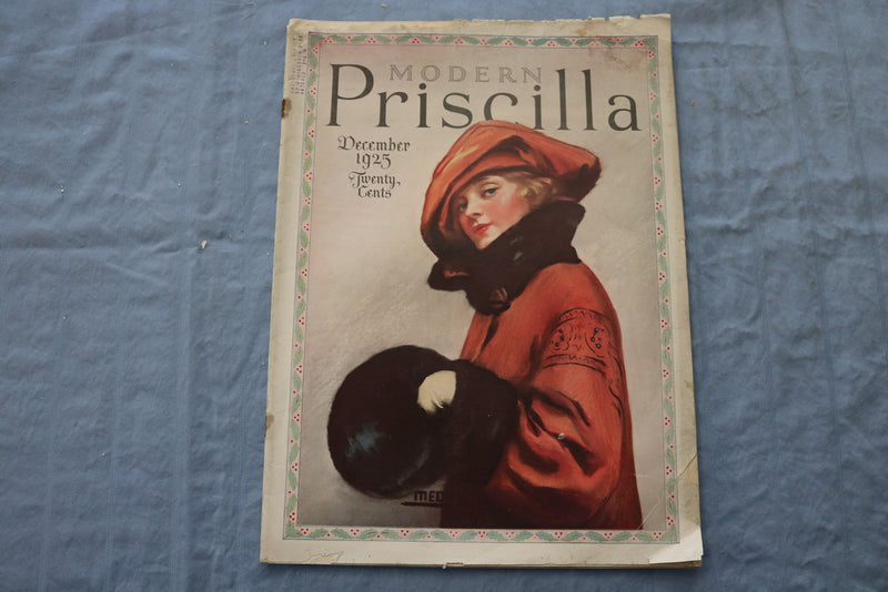 1925 DECEMBER THE MODERN PRISCILLA MAGAZINE -ILLUSTRATIONS/STORIES/ADS- SP 4782Z