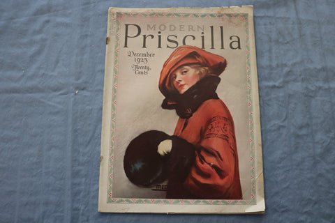 1925 DECEMBER THE MODERN PRISCILLA MAGAZINE -ILLUSTRATIONS/STORIES/ADS- SP 4782Z