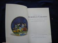 1993 LOOKING AT EUROPEAN CERAMICS SOFTCOVER BOOK BY D. COHEN & C. HESS - KD 8108
