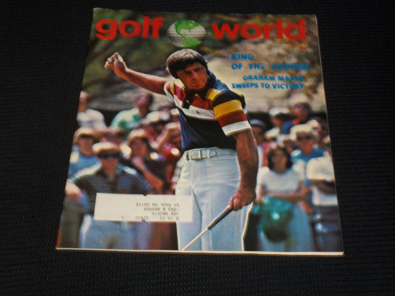 1977 MAY 6 GOLF WORLD MAGAZINE - GRAHAM MARSH FRONT COVER - E 6582