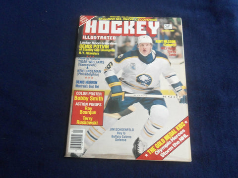 1981 JANUARY HOCKEY ILLUSTRATED MAGAZINE - KENT NILSSON COVER - F 253E
