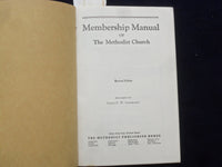 1940 MEMBERSHIP MANUAL OF THE METHODIS CHURCH SOFTCOVER BOOK BY LESEMANN- J 9651