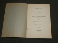 1893 SPEECH OF HON. LEWIS SPERRY OF CONNECTICUT SOFTCOVER BOOK - J 6219