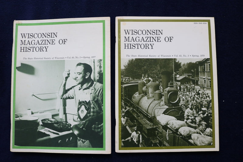 1977-1983 WISCONSIN MAGAZINE OF HISTORY - LOT OF 5 - O 3461