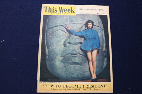 1953 MAY 2 THIS WEEK MAGAZINE - BARBARA HALE AD - E 22966
